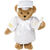 15" Graduation Bear in White Gown